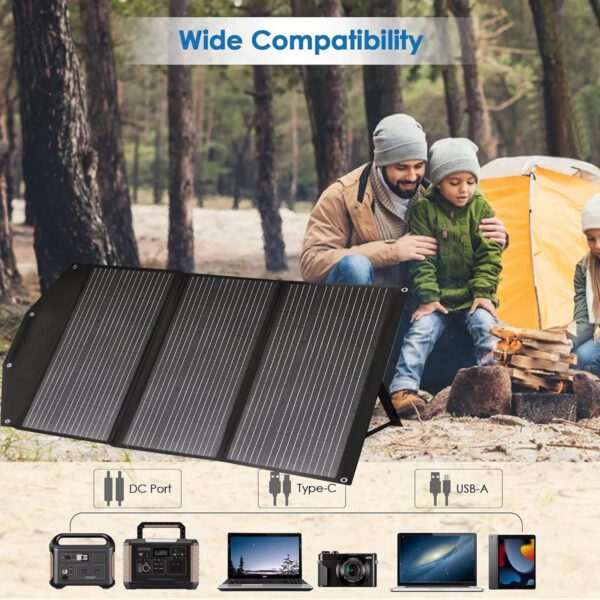 Portable 90w Waterproof RV Suitcase Solar Panel - Image 2